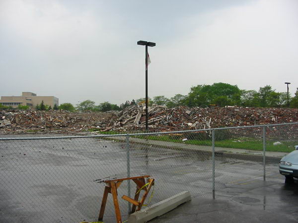 Northland Inn - 2002 Demolition (newer photo)